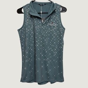 Levelwear Verve Sleeveless Golf Polo Teal M